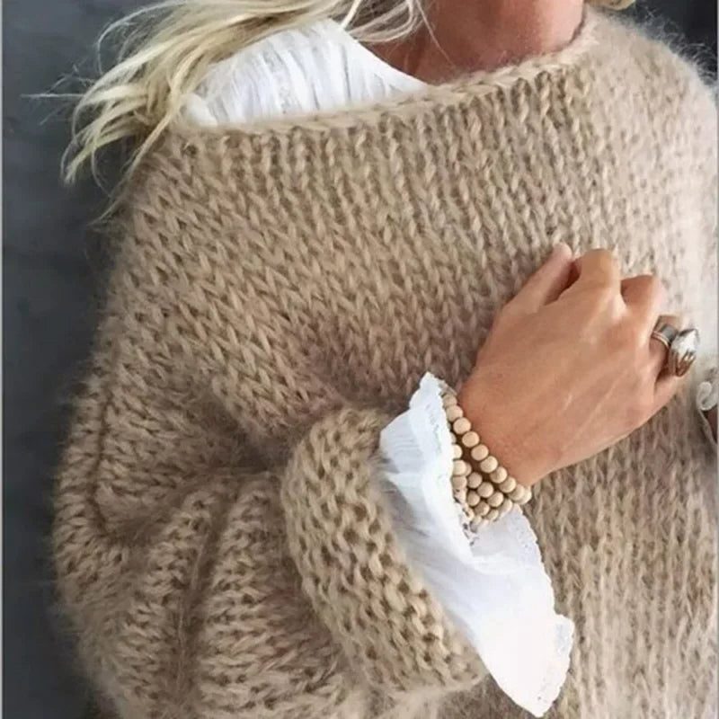 Whitney | Oversized Open-Knit Sweater