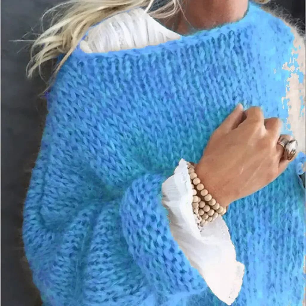 Whitney | Oversized Open-Knit Sweater