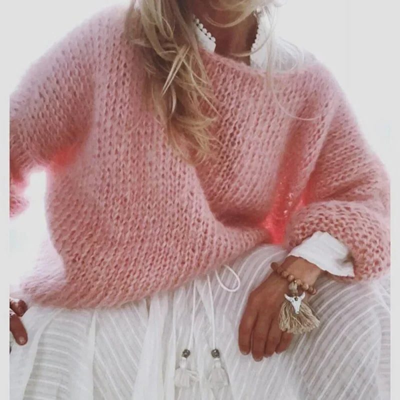 Whitney | Oversized Open-Knit Sweater