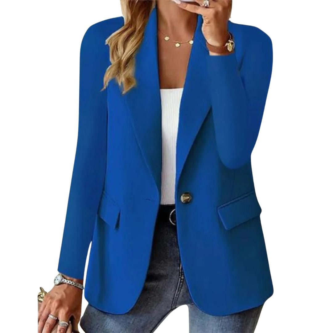 Ellen | Single-Button Blazer With Flap Pockets