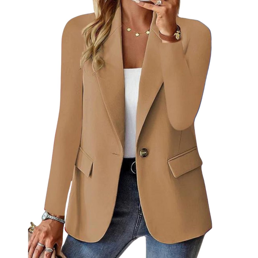 Ellen | Single-Button Blazer With Flap Pockets