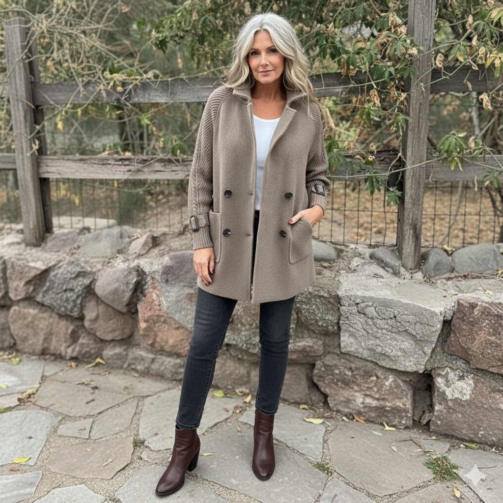 Stanmore — Longline Wool-Blend Coat