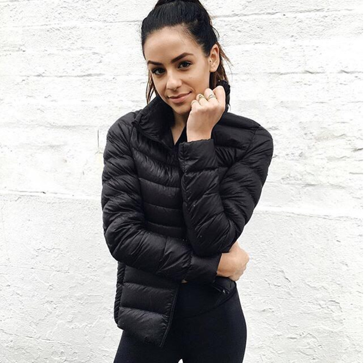 Francesca | Lightweight Down Jacket With Stand Collar