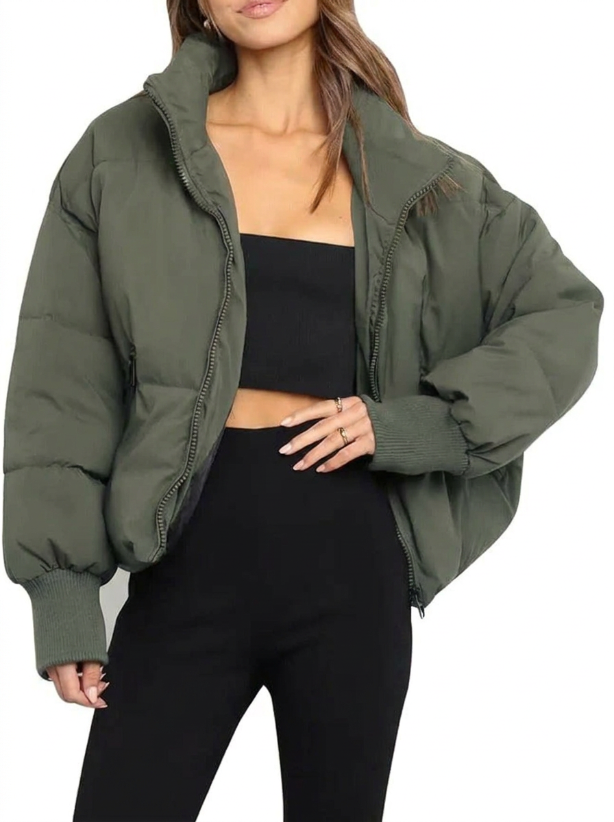 Madeline | Cropped Quilted Puffer Jacket